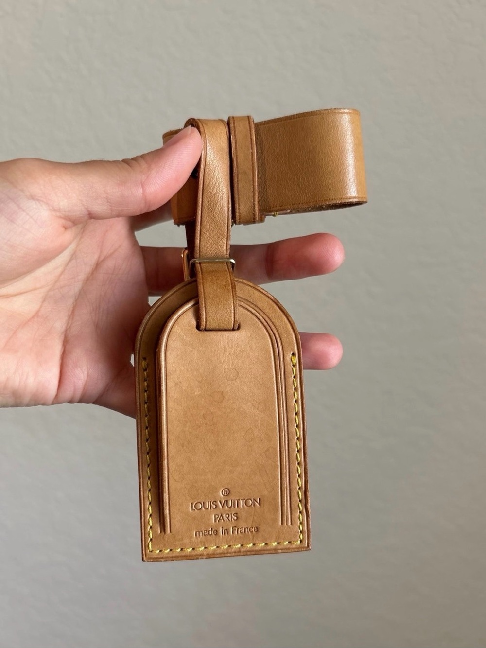 Louis Vuitton Vachetta Leather Luggage Tag - Picture 7 of 7